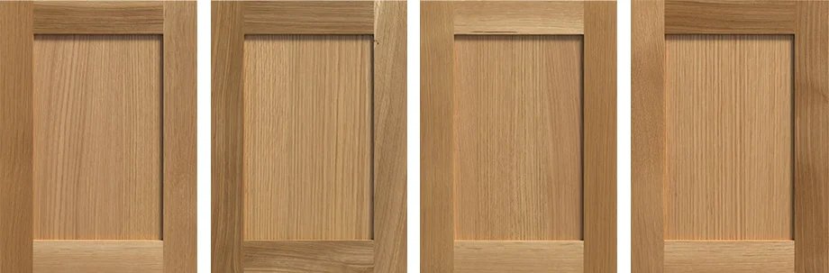 quarter sawn white oak custom cabinets